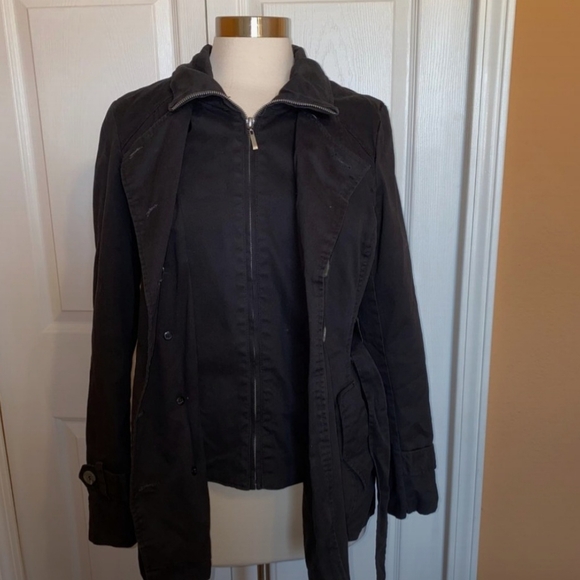 🌠Kenneth Cole Reaction🌠 🔖trench coat jacket - Picture 3 of 4